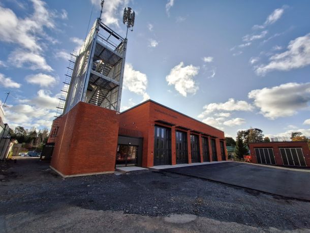 Rakenteilla oleva paloasema