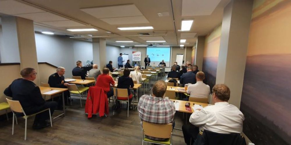 Palokuntalaisia SSPL vuosikokouksessa Kuopiossa